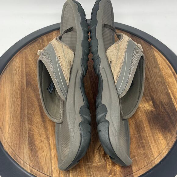 TEVA Pajaro Dune Leather Flip Flops Sandals S/N 1002432 Men's Size 13 - Picture 6 of 13